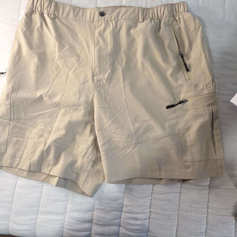 SERAMY Men's 7" Inseam Lightweight Quick-Dry Hiking Cargo Shorts